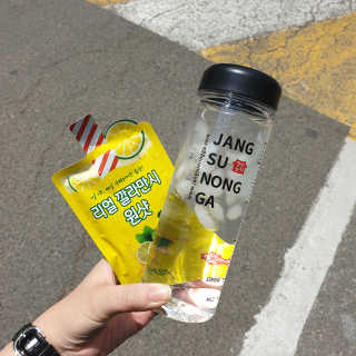 장수농가 리얼깔라만시 원샷 50ml 10팩+보틀 — 5점을 준 리뷰어가 2019년 5월 올린 사용 사진