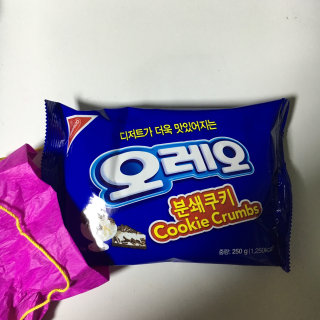 오레오 분쇄쿠키 — 3.5점을 준 리뷰어가 2016년 9월 올린 사용 사진