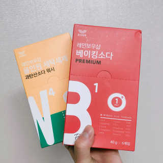 레인보우샵 올인원세탁세제,베이킹소다 스틱포6개입+세탁조클리너 — 4점을 준 리뷰어가 2018년 3월 올린 사용 사진