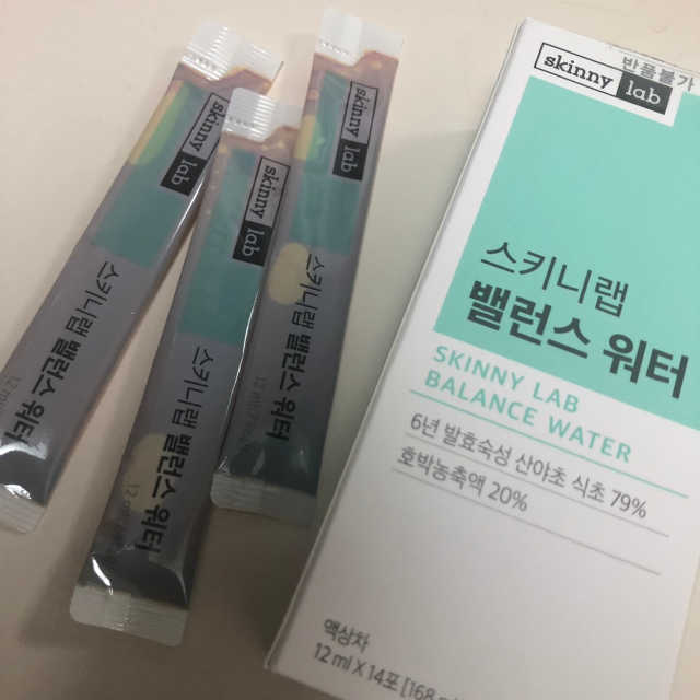 스키니랩 밸런스 워터 리뷰 사진