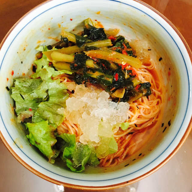 샘표 가락국수, 비빔국수 리뷰 사진