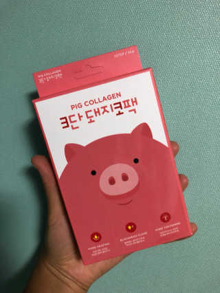 오리지널 미팩토리 3단 돼지코팩 5매입 X 2 — 5점을 준 리뷰어가 2018년 7월 올린 사용 사진
