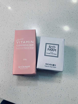 에코팜 샤이닝 비타민 클렌징 비누, 홀더 세트 — 5점을 준 리뷰어가 2019년 4월 올린 사용 사진