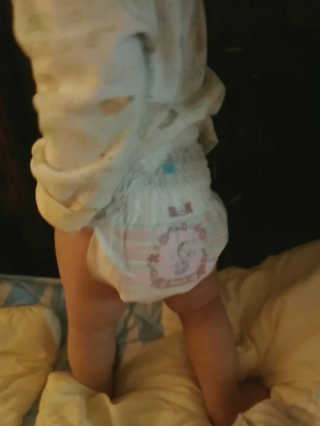 LG생활건강 토디앙 자운보 본초 팬티형 기저귀 — 3.5점을 준 리뷰어가 2017년 4월 올린 사용 사진