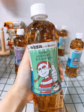 웅진식품 19년 하늘보리 열두보리 스페셜 에디션 — 5점을 준 리뷰어가 2019년 7월 올린 사용 사진