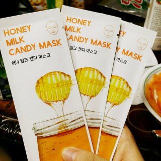 캔디오레이디 허니밀크 캔디마스크 — 3.5점을 준 리뷰어가 2016년 8월 올린 사용 사진