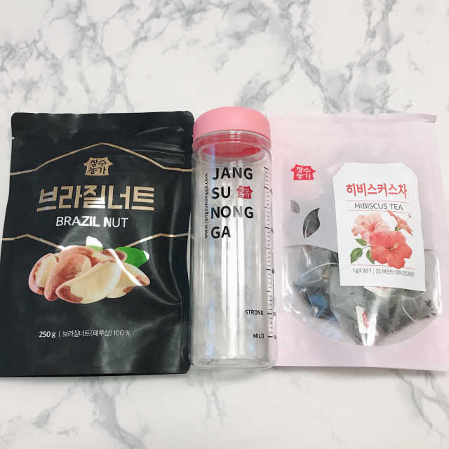 브라질너트, 히비스커스 리뷰 사진