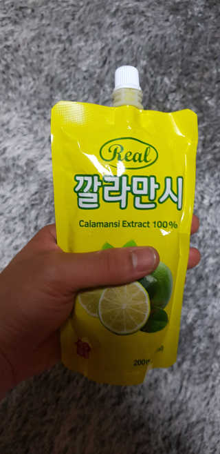 장수농가 리얼깔라만시 — 4.83점을 준 리뷰어가 2018년 4월 올린 사용 사진