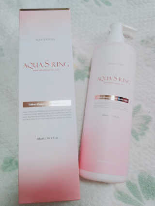 아쿠아큐링 아쿠아S링 퓨어리프레싱 헤어케어 500ml — 5점을 준 리뷰어가 2018년 7월 올린 사용 사진