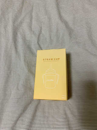 유비맘 샘방지 PPSU 빨대컵_컬러 랜덤 발송 — 4점을 준 리뷰어가 2020년 2월 올린 사용 사진