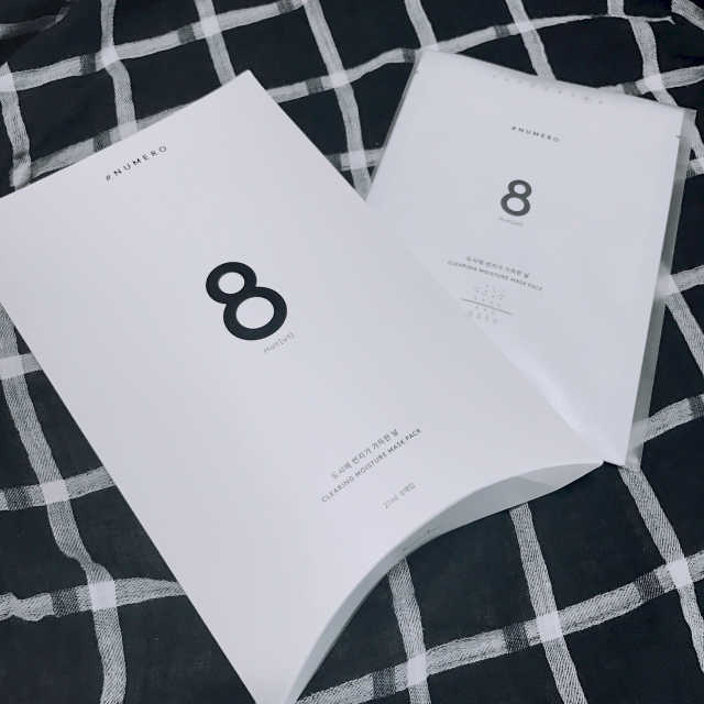 누메로 8 클리어링 모이스처 마스크팩 리뷰 사진