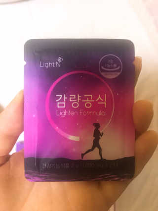 [감량공식] 다이어트 건강기능식품 신규 캠페인 — 5점을 준 리뷰어가 2020년 3월 올린 사용 사진