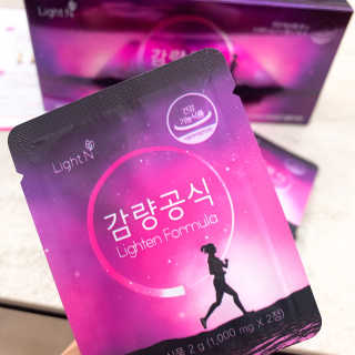 [감량공식] 다이어트 건강기능식품 — 4점을 준 리뷰어가 2019년 12월 올린 사용 사진