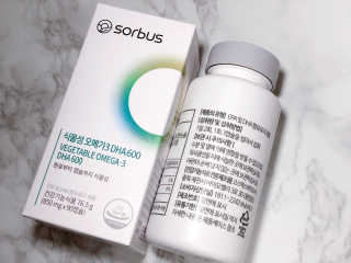소버스 식물성 오메가3 DHA 600 — 5점을 준 리뷰어가 2020년 3월 올린 사용 사진