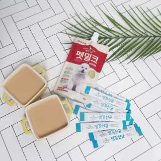 [빙그레] 에버그로 생유산균 1봉（10포입）+펫밀크2팩 — 4점을 준 리뷰어가 2019년 5월 올린 사용 사진