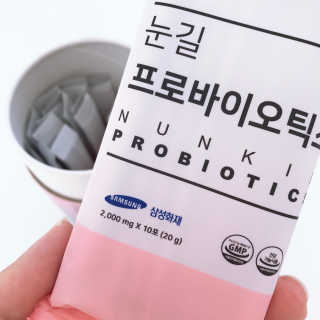 눈길 프로바이오틱스 눈길 콜라겐 프로바이오틱스 — 4점을 준 리뷰어가 2019년 11월 올린 사용 사진