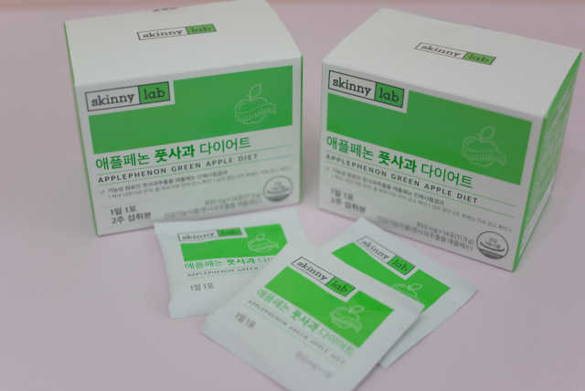 스키니랩 애플페논 풋사과 다이어트 리뷰 사진