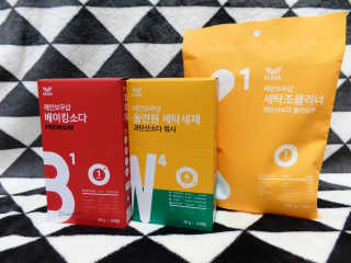 레인보우샵 올인원세탁세제,베이킹소다 스틱포6개입+세탁조클리너 — 4.67점을 준 리뷰어가 2018년 3월 올린 사용 사진