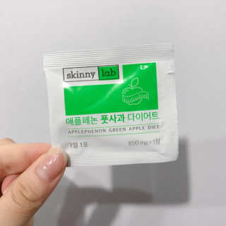 스키니랩 애플페논 풋사과 다이어트 — 5점을 준 리뷰어가 2019년 5월 올린 사용 사진