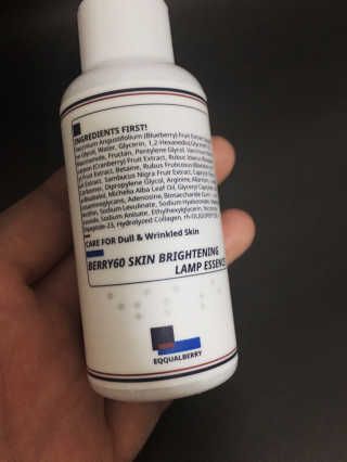 이퀄베리 피부를 밝게 비추는, 램프 에센스 60ml — 4.5점을 준 리뷰어가 2018년 8월 올린 사용 사진