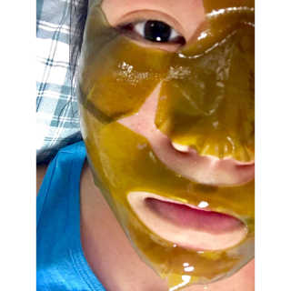 셀비엔 Real kelp facial mask — 4.5점을 준 리뷰어가 2017년 4월 올린 사용 사진