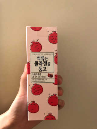광희생활건강 석류는 콜라겐을 품고 — 5점을 준 리뷰어가 2020년 1월 올린 사용 사진