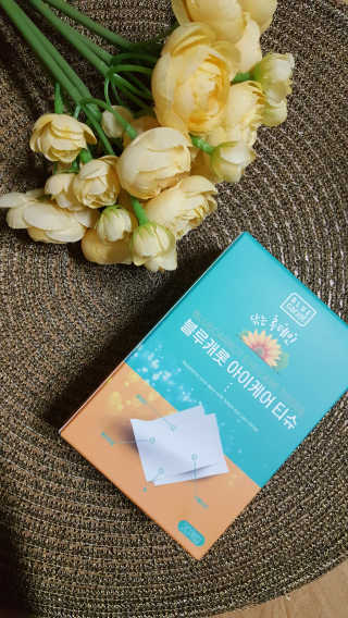 블루캐롯 닦는 루테인, 아이케어 티슈 20P — 5점을 준 리뷰어가 2019년 11월 올린 사용 사진