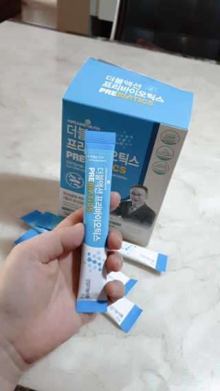 메이준뉴트리 이승남 원장의 더블액션 프리바이오틱스 — 5점을 준 리뷰어가 2020년 3월 올린 사용 사진