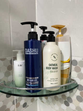 다슈코리아 다슈 데일리 단백질 한방 두피 골드 샴푸 500ml — 5점을 준 리뷰어가 2020년 3월 올린 사용 사진