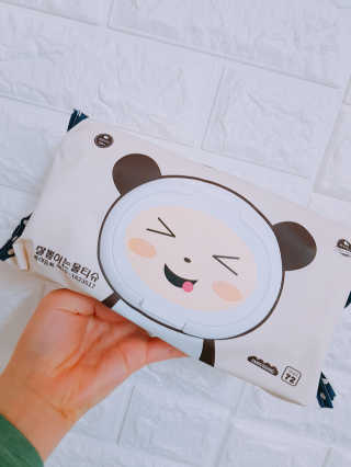 달곰이 물티슈 — 4.5점을 준 리뷰어가 2017년 4월 올린 사용 사진