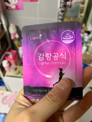 [감량공식] 다이어트 건강기능식품 — 3.5점을 준 리뷰어가 2019년 12월 올린 사용 사진