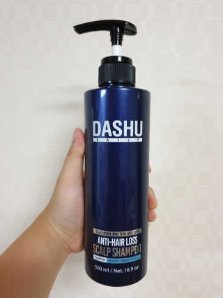 다슈코리아 다슈 데일리 단백질 한방 두피 골드 샴푸 500ml — 4점을 준 리뷰어가 2019년 9월 올린 사용 사진