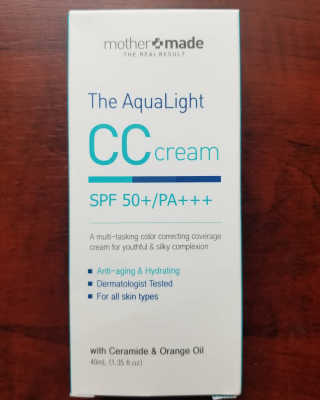 마더메이드 더 아쿠아라이트 CC크림 SPF50+ PA+++ — 3점을 준 리뷰어가 2019년 6월 올린 사용 사진