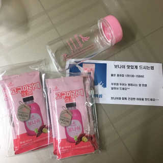 보나쉬슬림 고구마라떼 6pc+보틀 — 3점을 준 리뷰어가 2019년 5월 올린 사용 사진