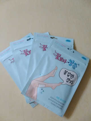 꽃보다청춘 꽃길만걷자 종아리패치 — 5점을 준 리뷰어가 2018년 4월 올린 사용 사진