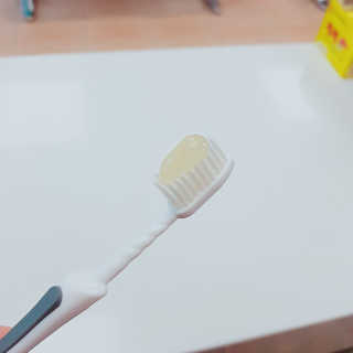 큐어스크립트 닥터폴스 치약 라임만다린향 — 5점을 준 리뷰어가 2018년 4월 올린 사용 사진
