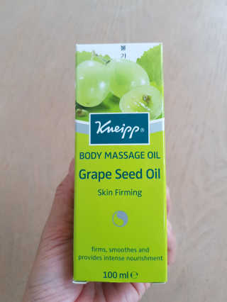 [크나이프] 그레이프씨드 슬리밍 마사지오일 100ml — 4점을 준 리뷰어가 2019년 9월 올린 사용 사진