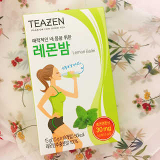 티젠 레몬밤 + 마이보틀 — 3점을 준 리뷰어가 2018년 7월 올린 사용 사진