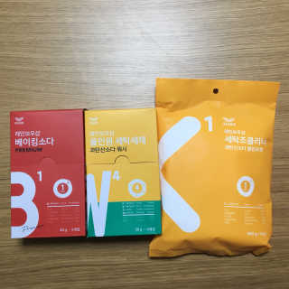 레인보우샵 올인원세탁세제,베이킹소다 스틱포6개입+세탁조클리너 — 5점을 준 리뷰어가 2018년 4월 올린 사용 사진