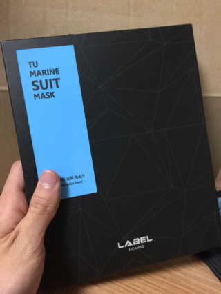 레이블옴므-labelhomme 레이블옴므 티유 마린 슈트 마스크팩(5EA) — 5점을 준 리뷰어가 2018년 1월 올린 사용 사진