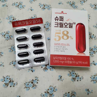메이준뉴트리 슈퍼 크릴 오일58 1000mg x 30캡슐 — 5점을 준 리뷰어가 2020년 2월 올린 사용 사진