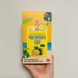 장수농가 리얼깔라만시 원샷 50ml 10팩+보틀 — 5점을 준 리뷰어가 2019년 5월 올린 사용 사진