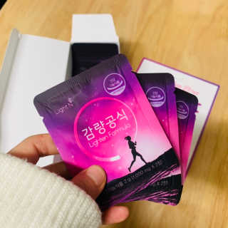 [감량공식] 다이어트 건강기능식품 — 5점을 준 리뷰어가 2019년 12월 올린 사용 사진