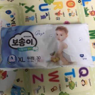 보솜이 리얼코튼 팬티형 — 5점을 준 리뷰어가 2019년 3월 올린 사용 사진