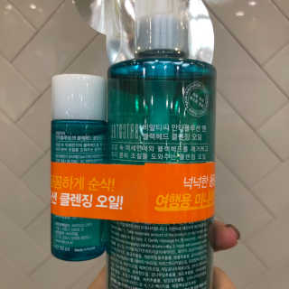 비알티씨 안티폴루션 블랙헤드 클렌징 오일 — 5점을 준 리뷰어가 2019년 3월 올린 사용 사진