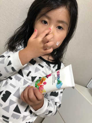 키덤스 베이비 인텐스 크림 — 5점을 준 리뷰어가 2018년 10월 올린 사용 사진