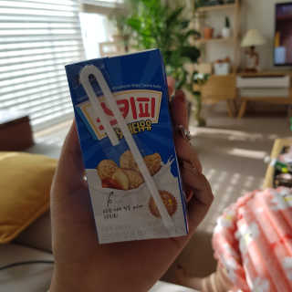 스키피피넛우유 스키피 피넛버터우유 — 1점을 준 리뷰어가 2019년 11월 올린 사용 사진