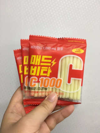 매드비타C 1000 — 4점을 준 리뷰어가 2019년 4월 올린 사용 사진