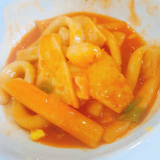 두번째 국떡 국가대표 떡볶이 1팩 + 영미칩 2봉 증정 — 4.5점을 준 리뷰어가 2019년 2월 올린 사용 사진