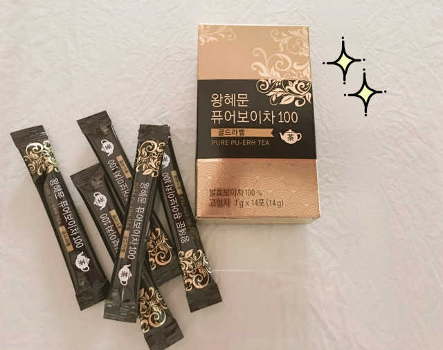 왕혜문 퓨어 보이차 100 골드라벨 리뷰 사진